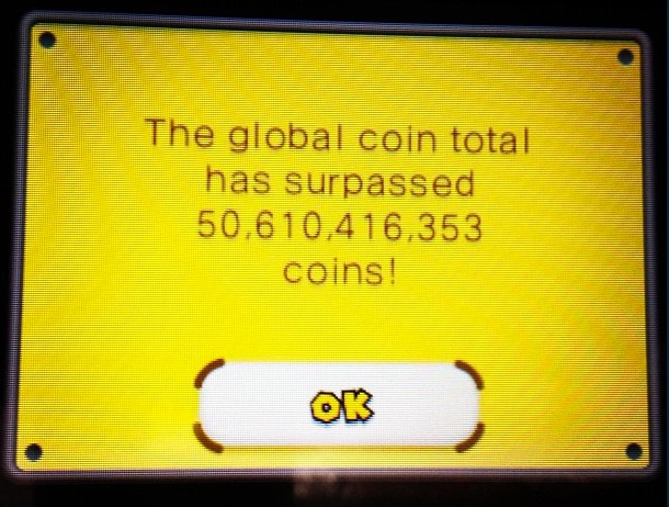 Se superan los 50.000 millones de monedas totales en New Super Mario Bros. 2