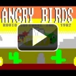 Si Angry Birds fuera un juego de los 80, sería así