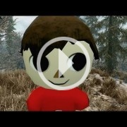 El Villager de Animal Crossing masacra Skyrim