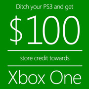 Microsoft hace descuentos de 100 dólares en Xbox One a quien entregue su PS3