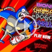 Bionic Chainsaw Pogo Gorilla, un juego demente de Adult Swim