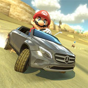 El primer coche descargable de Mario Kart 8 es un Mercedes Benz GLA
