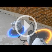 Jugando a Portal en el Mundo Real™