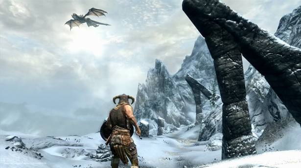 skyrim dragones a montones