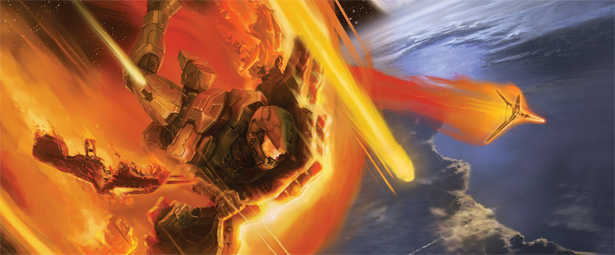 10 anos de halo en un artbook