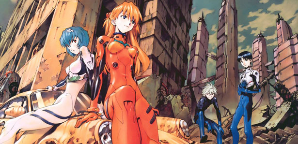 grasshopper trabaja en un juego de evangelion
