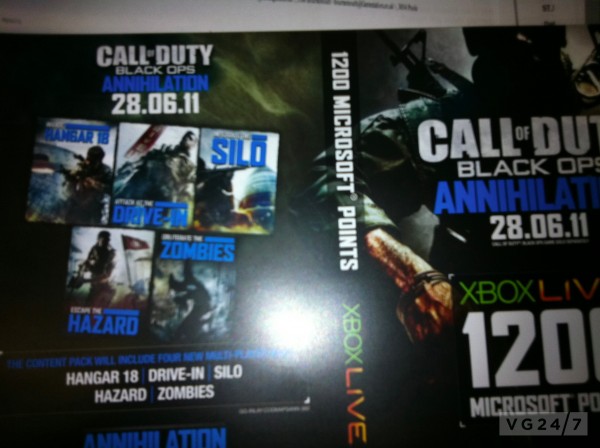 el tercer pack de dlc para call of duty black ops el 28 de junio