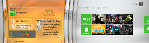 la nueva interfaz de xbox 360 va a molar lo suyo