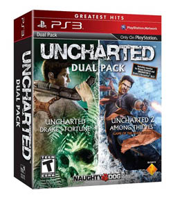 los dos primeros uncharted  en pack