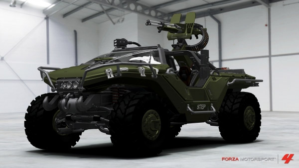 en forza 4 no habra porsche  pero si warthog