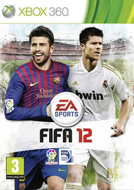 Portada FIFA 12 Gerard Piqué