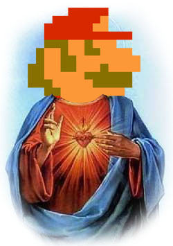 Jesucristo se aparece en una NES jesucristo milagro nintendo nes