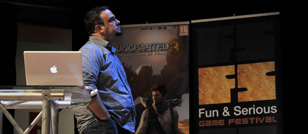 La charla de Justin Richmond en el Fun & Serious Game Festival La charla de Justin Richmond en el Fun & Serious Game Festival