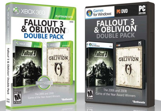Fallout 3 y Oblivion, juntos en un mismo pack
