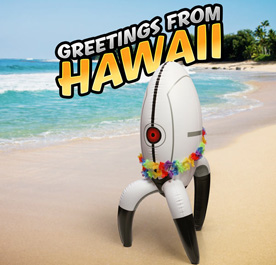 La torreta inflable de Portal 2 será tu mejor amiga este verano La torreta inflable de Portal 2 será tu mejor amiga este verano