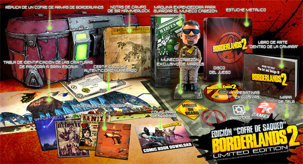 Borderlands 2 tiene un par de ediciones limitadas bastante locas Borderlands 2 tiene un par de ediciones limitadas bastante locas