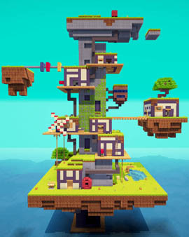 Alguien ha hecho Fez en Minecraft y le ha quedado muy bonito Alguien ha hecho Fez en Minecraft y le ha quedado muy bonito