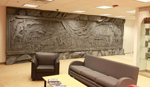 Bethesda decora sus oficinas con el Muro de Alduin