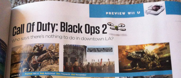 Call of Duty: Black Ops II saldrá en Wii U, según la revista Nintendo Gamer Call of Duty: Black Ops II saldrá en Wii U, según la revista Nintendo Gamer