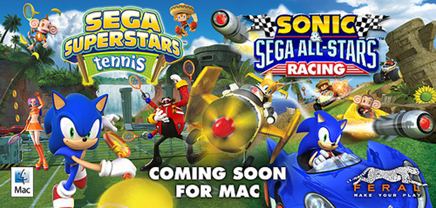 SEGA All-Stars Racing y SEGA Superstars Tennis saldrán en Mac