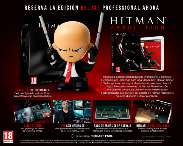 Con ustedes, la edición limitada Deluxe Professional de Hitman Absolution