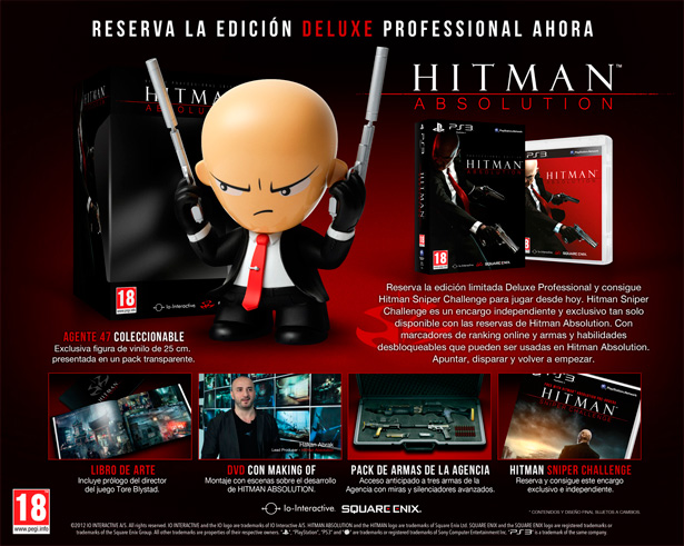 Con ustedes, la edición limitada Deluxe Professional de Hitman Absolution Con ustedes, la edición limitada Deluxe Professional de Hitman Absolution