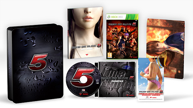 Un vistazo a la portada y la edición para coleccionistas de Dead or Alive 5