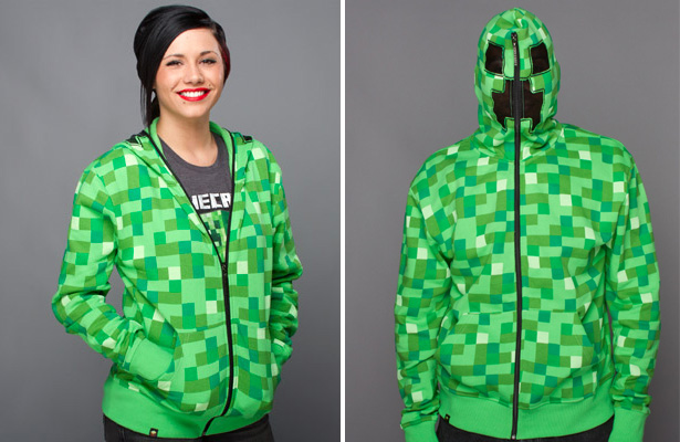 La sudadera de Minecraft da miedo