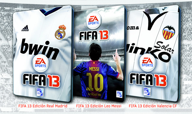 EA anuncia ediciones exclusivas de FIFA 13 del Real Madrid, del Valencia y de Messi EA anuncia ediciones exclusivas de FIFA 13 del Real Madrid, del Valencia y de Messi