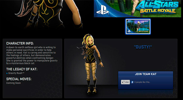 Parece que Kat estará en PlayStation All-Stars Battle Royale