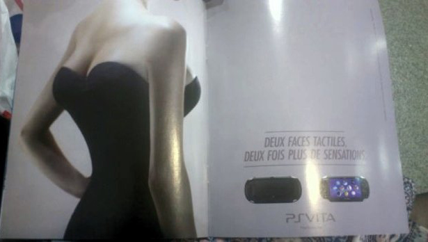 Sobredosis de tetas para anunciar la PS Vita en Francia Sobredosis de tetas para anunciar la PS Vita en Francia