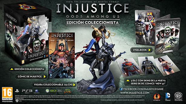 Injustice: Gods Among Us, a la venta el 19 de abril