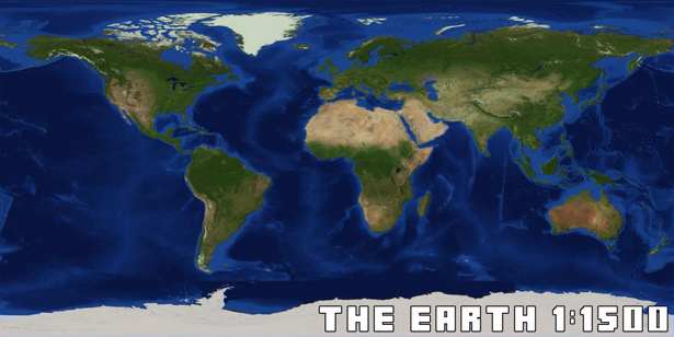 Hay un tío en Minecraft recreando, nada, solo EL PLANETA TIERRA ENTERO Hay un tío en Minecraft recreando, nada, solo EL PLANETA TIERRA ENTERO