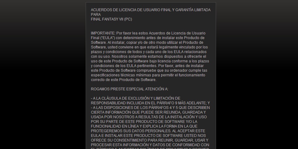 Id preparando los euros para comprar Final Fantasy VII y VIII en Steam