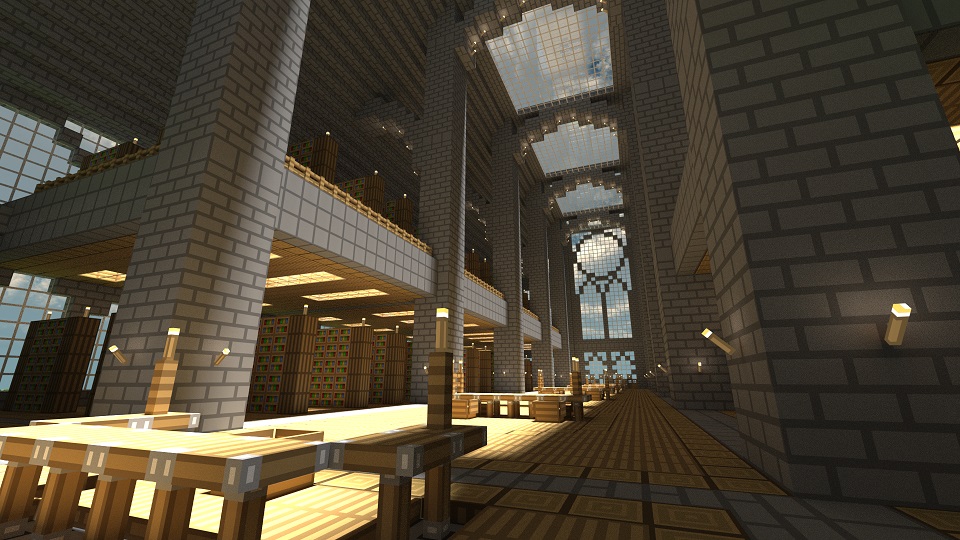 Las bibliotecas de Minecraft son un prodigio del ingenio