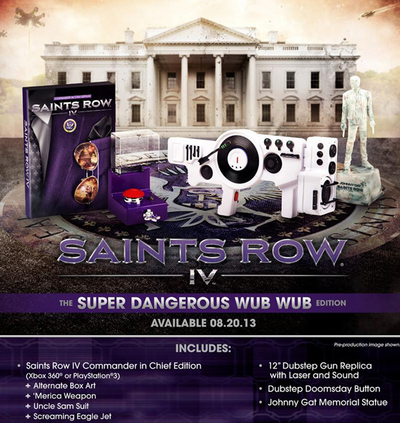 La edición coleccionista de Saints Row IV incluye la pistola dubstep
