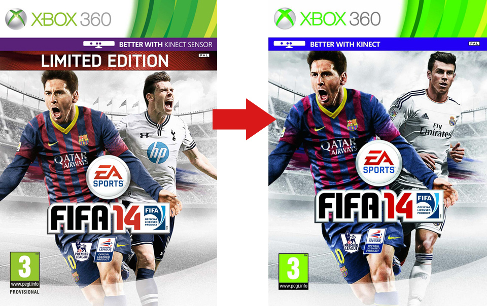 EA Sports cambia la portada británica de FIFA 14: ahora Bale es madridista