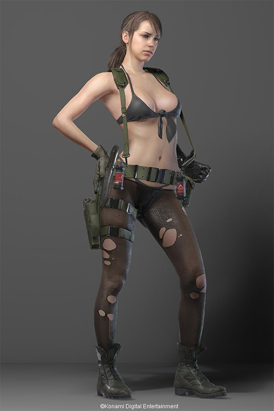 Esta es Quiet, el personaje sexy de Metal Gear Solid V