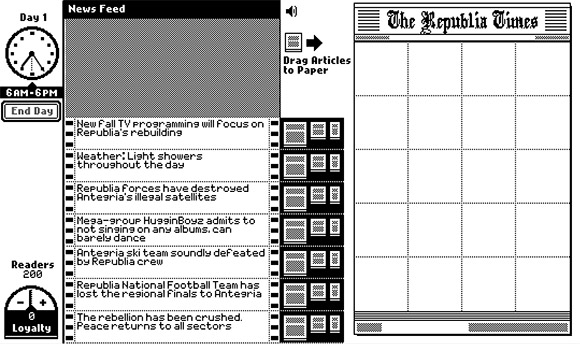 The Republia Times, el spin-off de Papers, Please que nos hace portadistas de un periódico