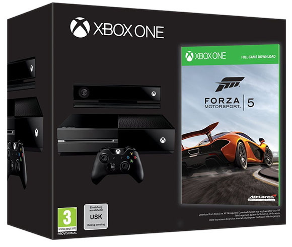 En Reino Unido, se puede elegir entre FIFA 14 y Forza 5 con la Xbox One Day One Edition