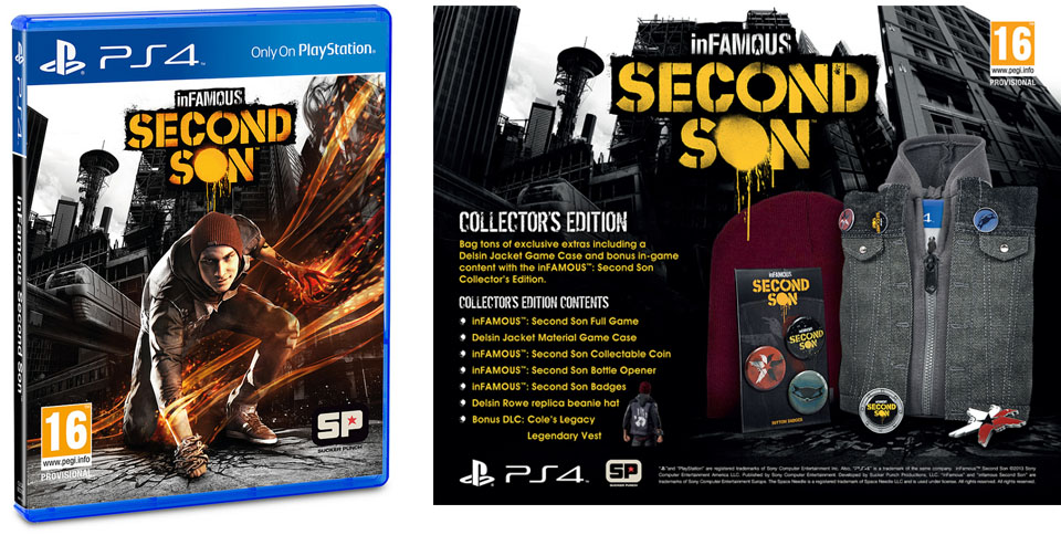 Así son las ediciones limitadas de inFamous: Second Son