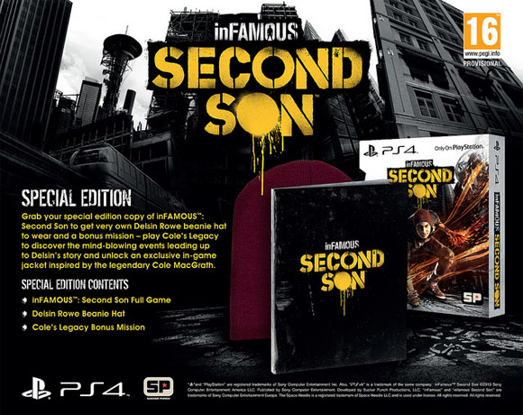 Así son las ediciones limitadas de inFamous: Second Son