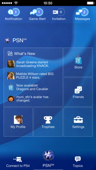 Ya está disponible la app oficial de PlayStation Ya está disponible la app oficial de PlayStation