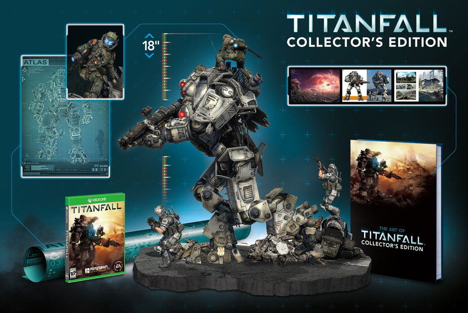 La edición coleccionista de Titanfall viene con una figura que es bastante la hostia