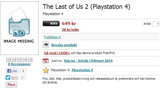 Rumor: ¿Filtrada la existencia de The Last of Us 2 pasa PS4?