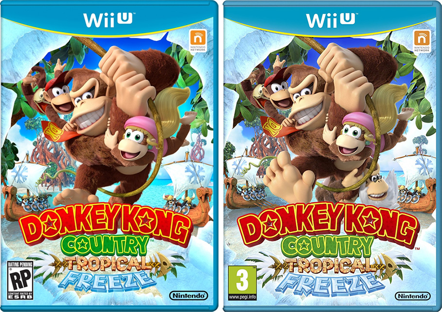 Cranky Kong se planta en la portada de Donkey Kong Country: Tropical Freeze