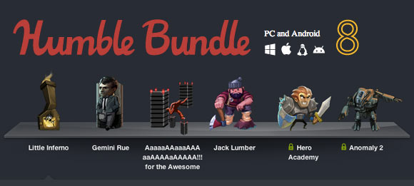Los juegos del nuevo Humble Bundle 8 son para ordenadores y para Android