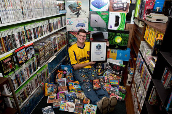 10.607 juegos: la colección de videojuegos que tiene el récord Guinness