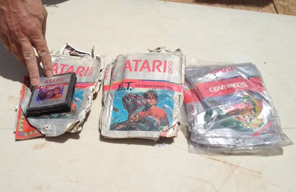 Desentierran copias de E.T. para Atari 2600 en el desierto de Nuevo Mexico