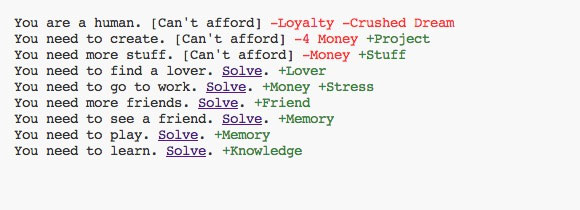 Drowning in Problems es el life sim para navegadores de Notch